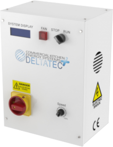Commercial kitchen fan breakdown system
